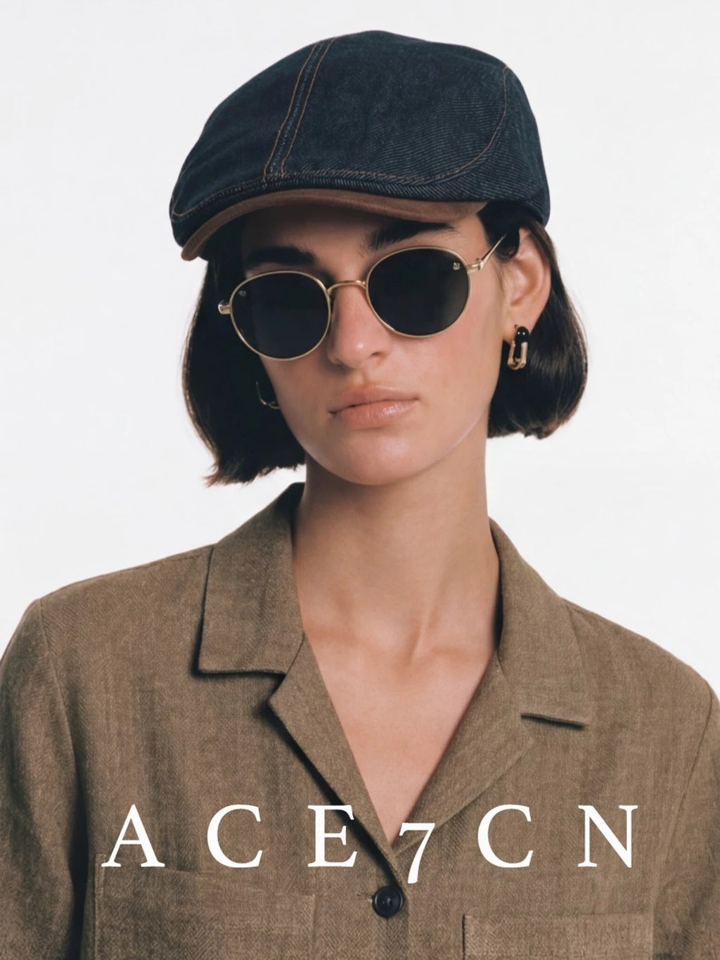 British Old-Money Denim Flat Cap Urban Vintage