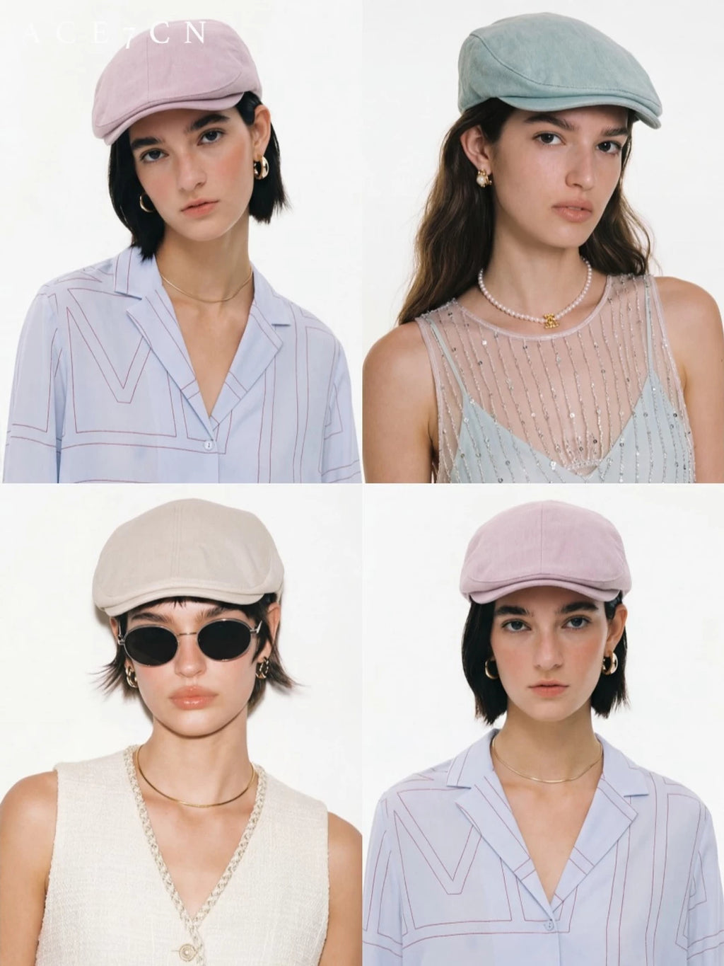 Italian Old-Money Classic Flat Cap High-Quality Cotton