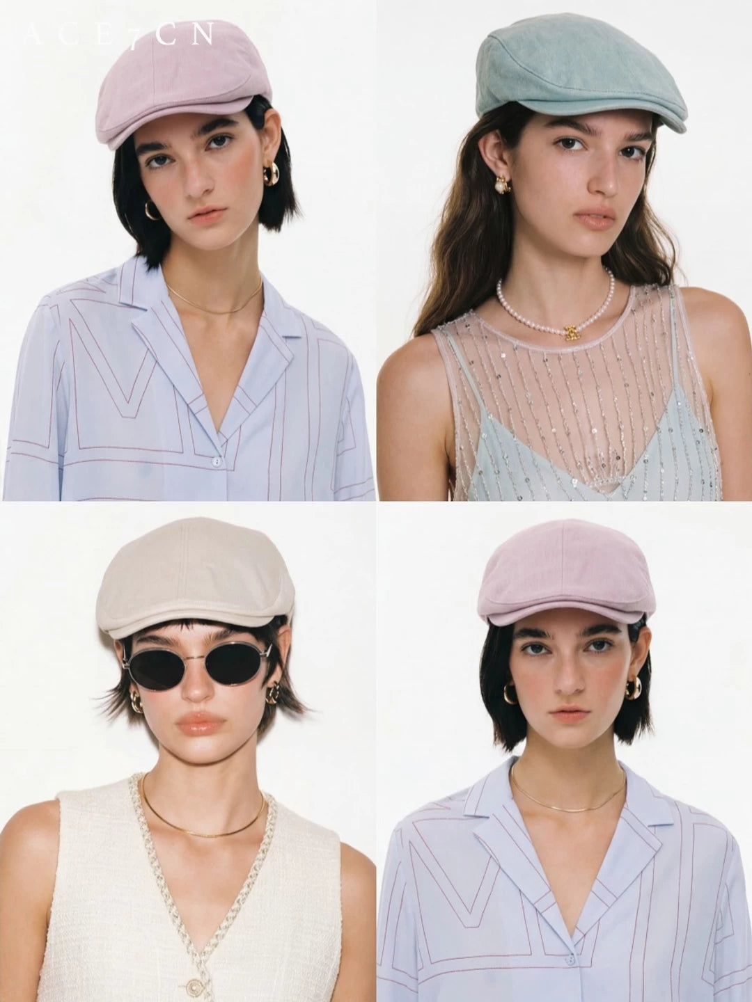 Italian Old-Money Classic Flat Cap High-Quality Cotton