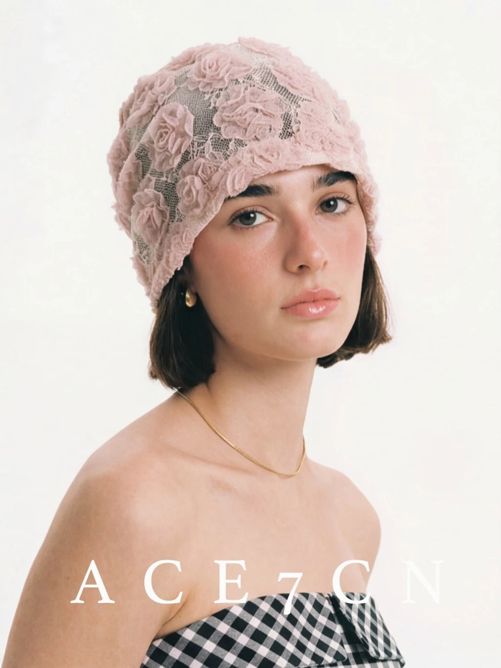 Korean Niche Fairy Floral Hat Classic Headwrap