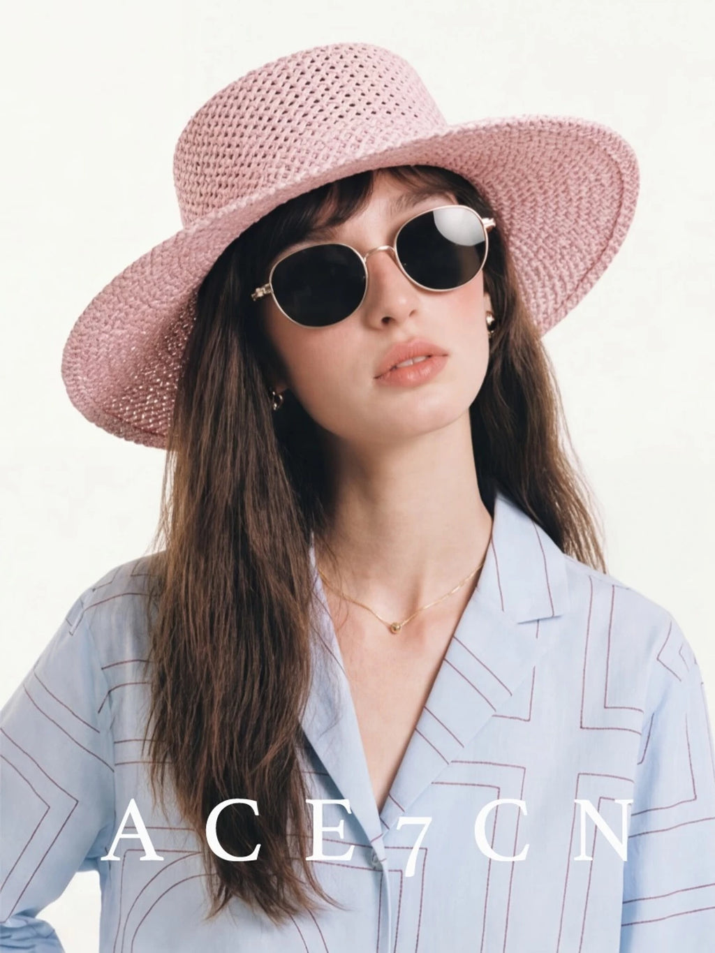 Korean Niche Custom-Dyed Straw Hat Breathable Straw