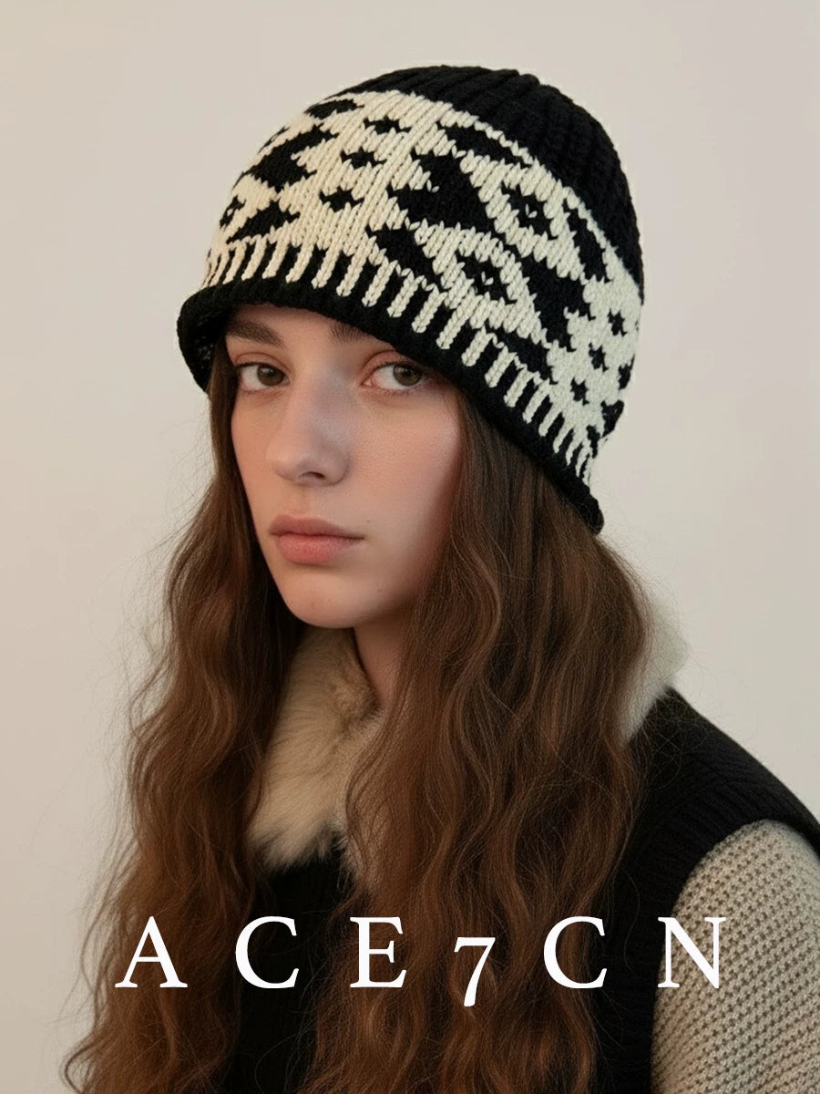 Nordic Knit Beanie 2025 A W New