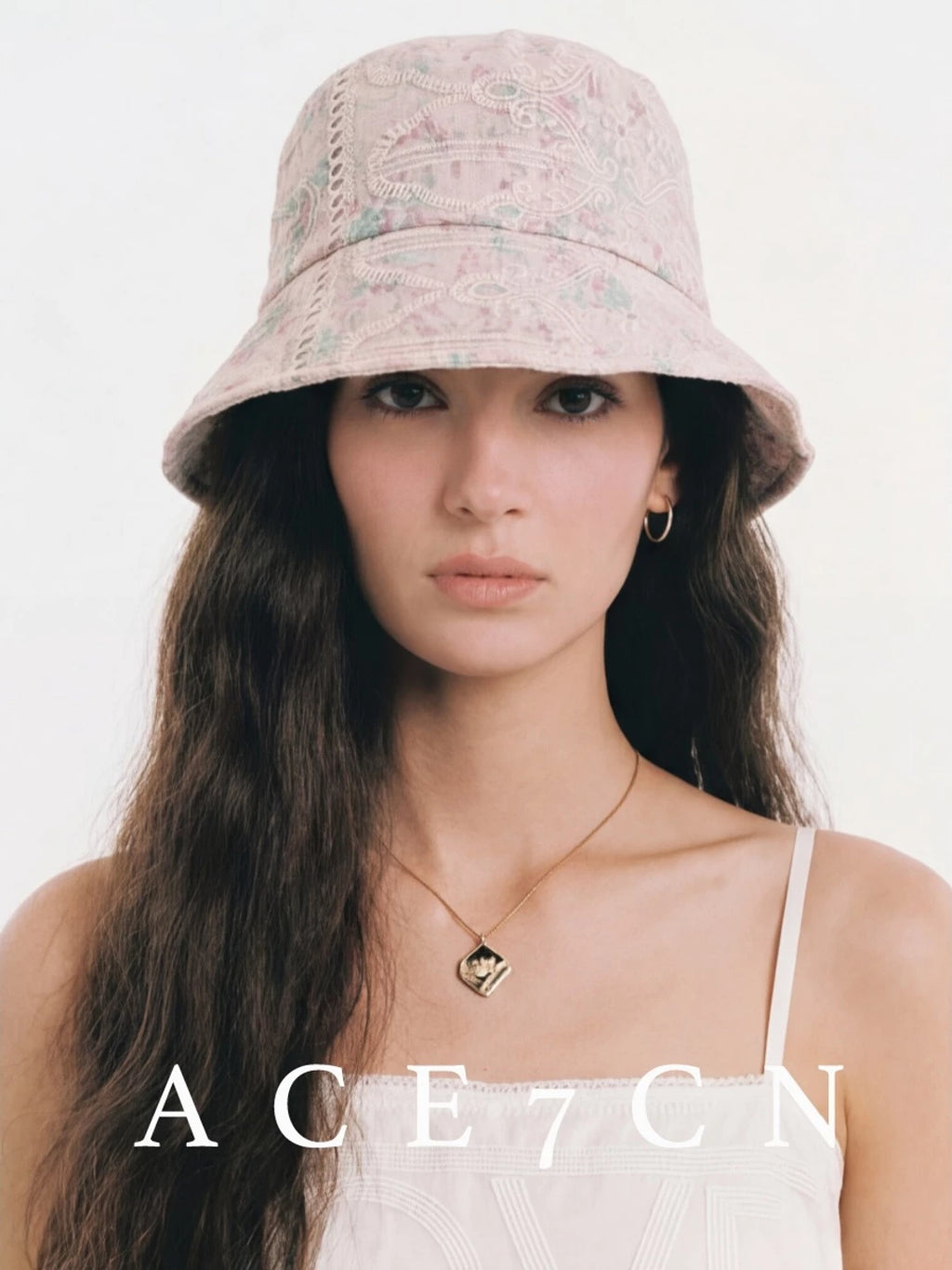 Jacquard Bucket Hat Lace Sun-Shade Bucket Hat