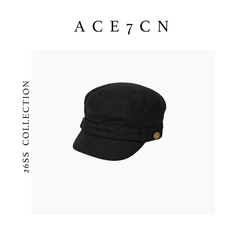 American Vintage Classic Flat-Top Riding Hat Casual