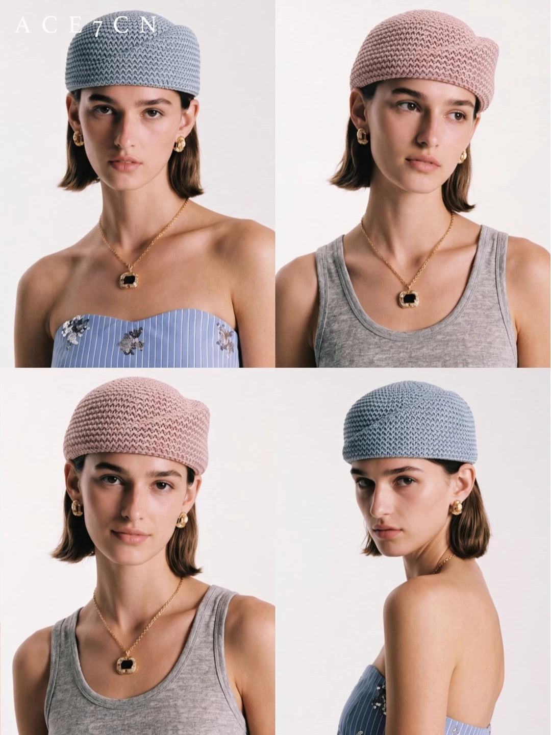French Vintage Pillbox Hat Summer Openwork pillbox