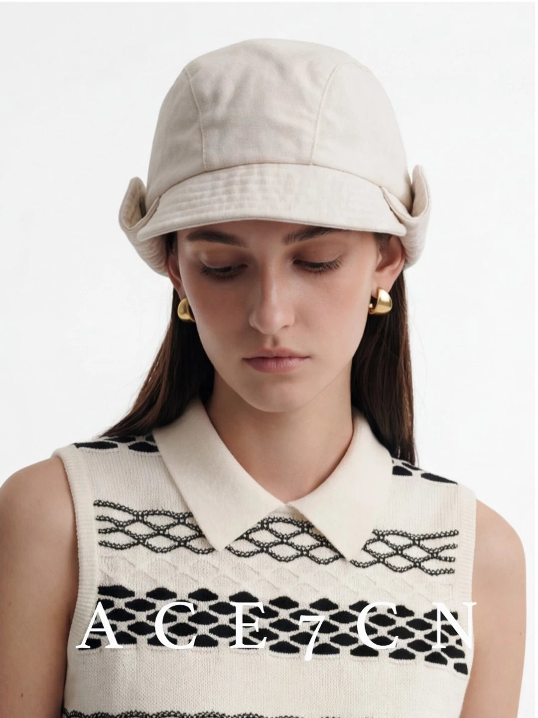 Urban Casual Roll-Brim Hat Chic Styling Riding