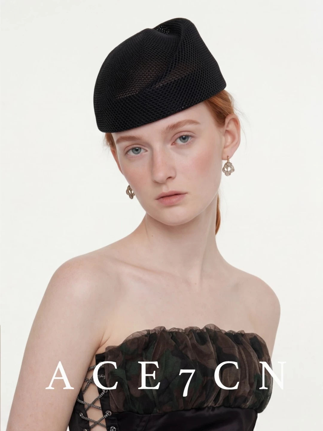 British Vintage Pillbox Hat Summer Openwork pillbox