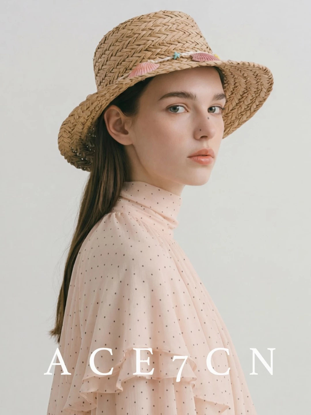 Old-Money Vintage Natural Natural-Straw Dress Hat Handmade
