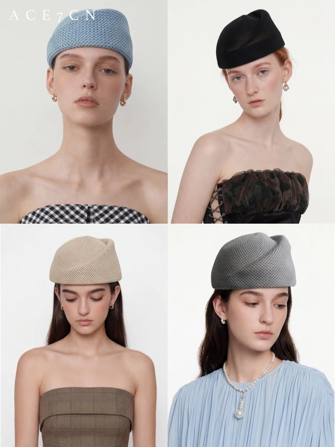 British Vintage Pillbox Hat Summer Openwork pillbox