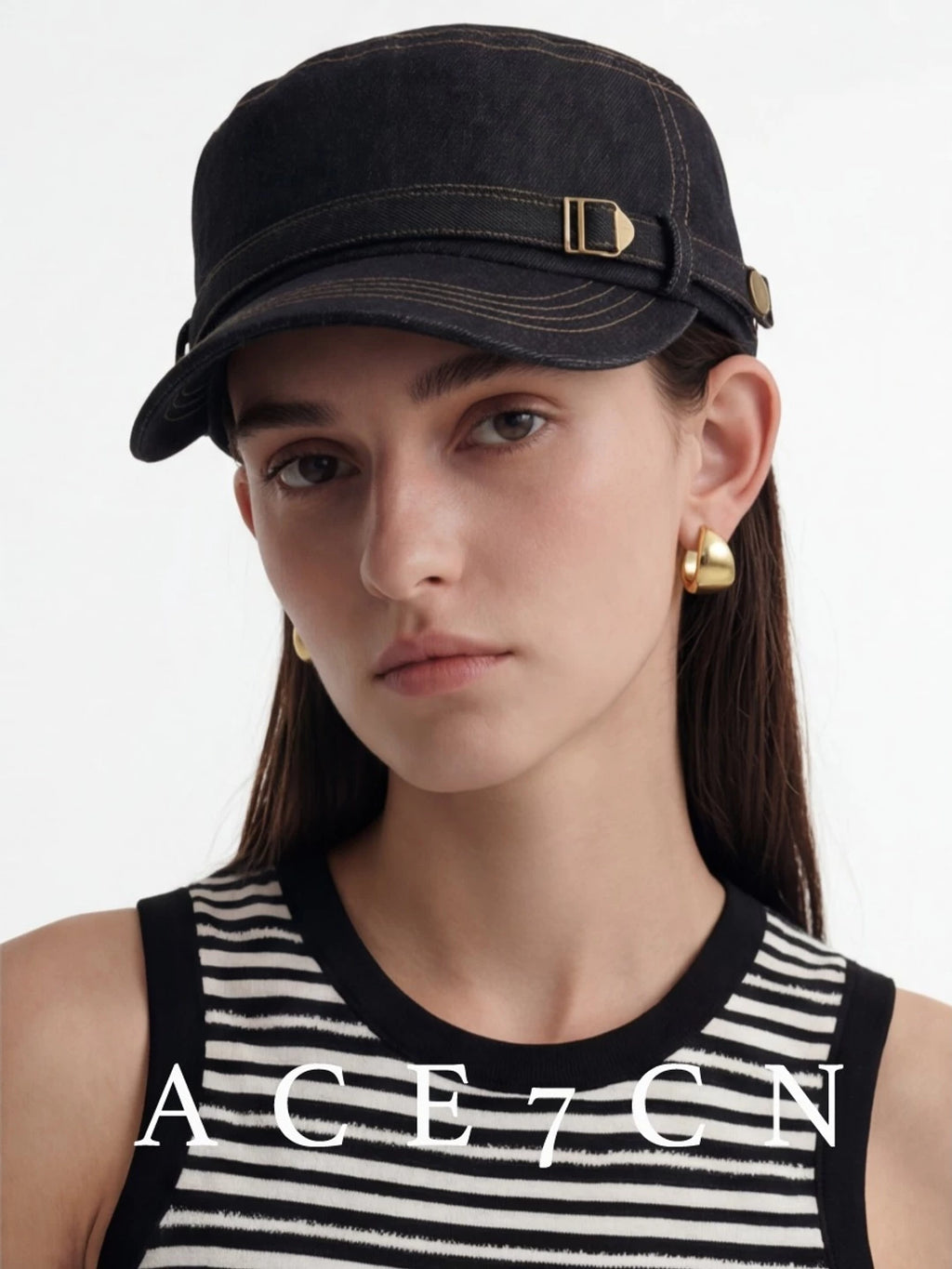 Designer Casual Denim Riding Hat Breathable Equestrian