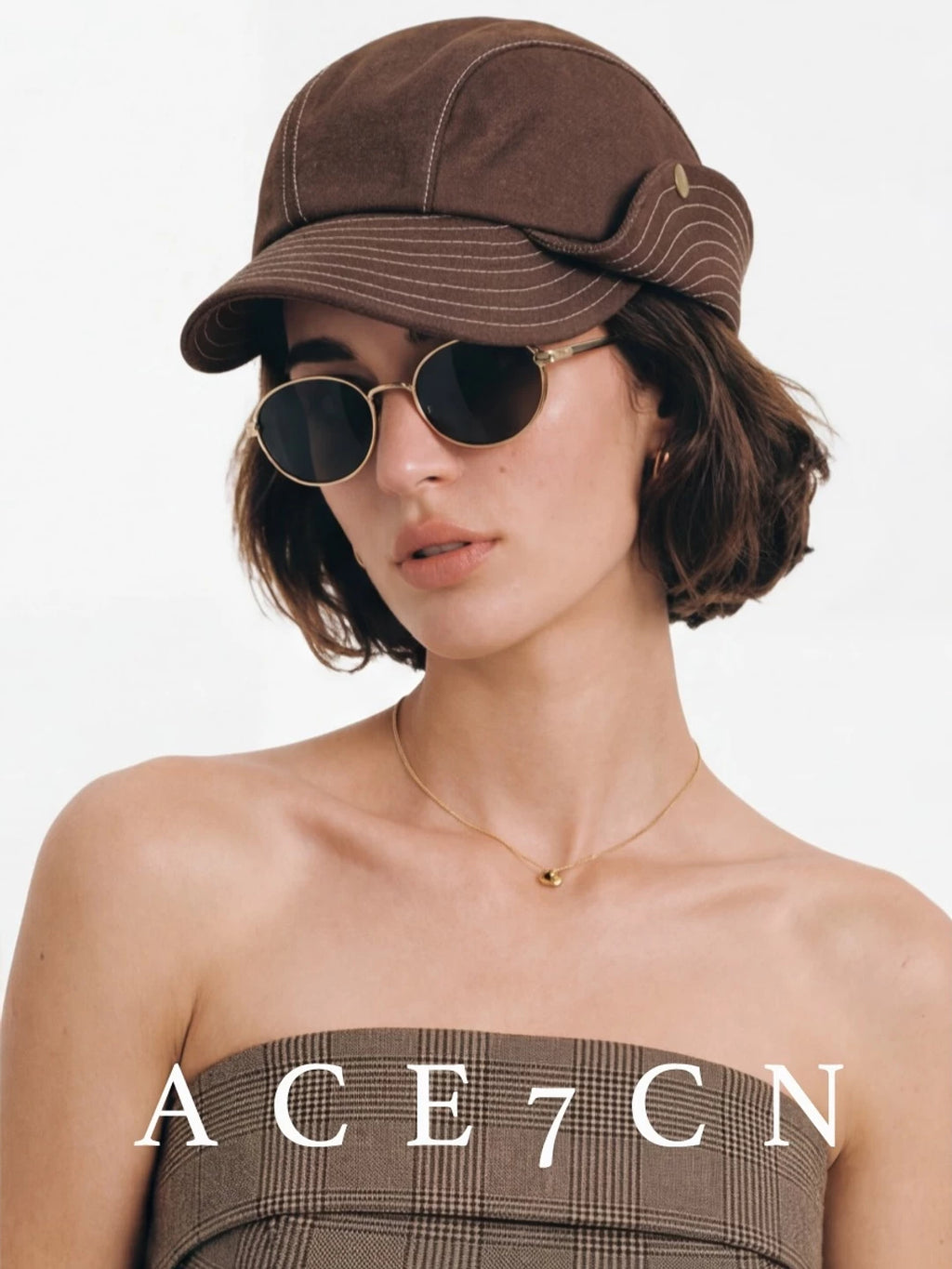 Urban Chic Denim Riding Hat Roll-Brim Bucket