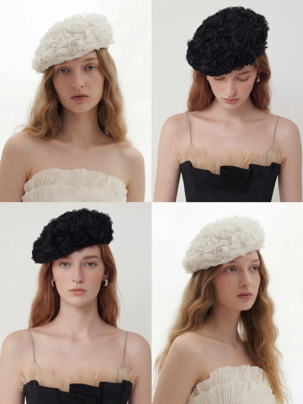 Korean Designer Fairy Floral Lady Hat Classic