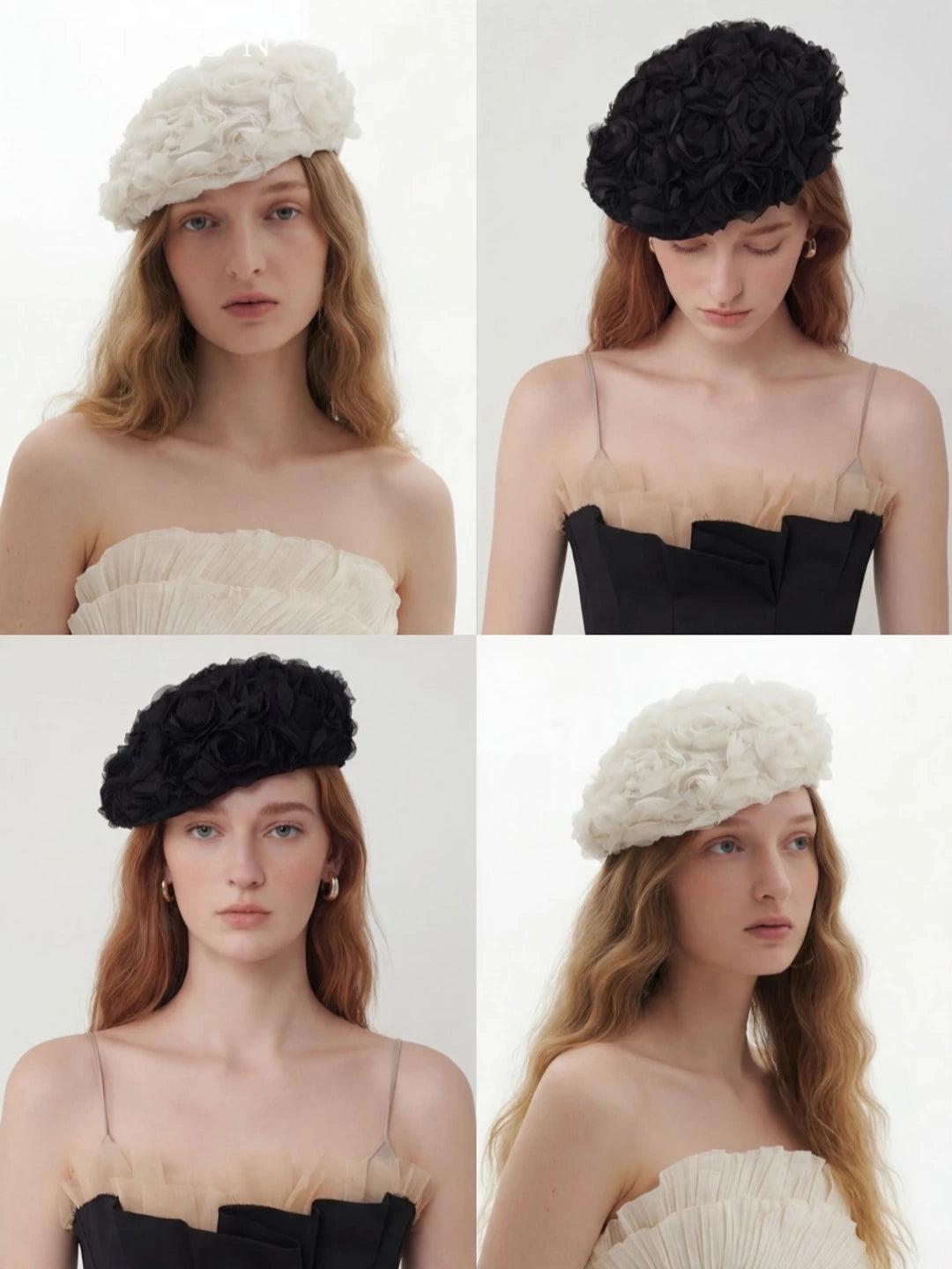 Korean Designer Fairy Floral Lady Hat Classic