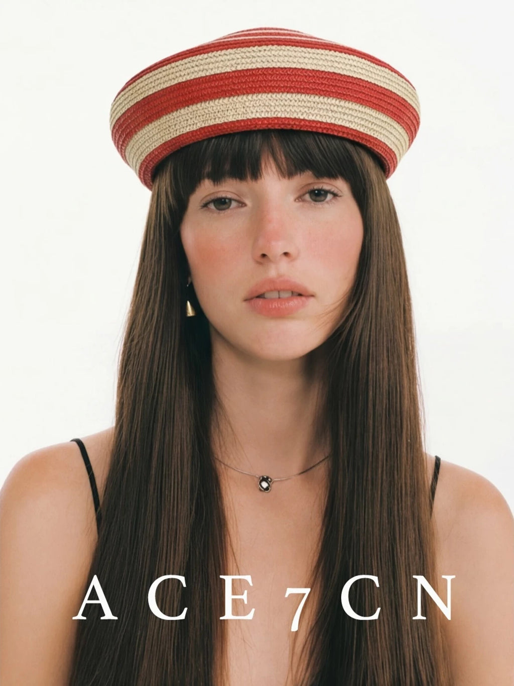 Nordic Niche Striped Pillbox Hat pillbox Round