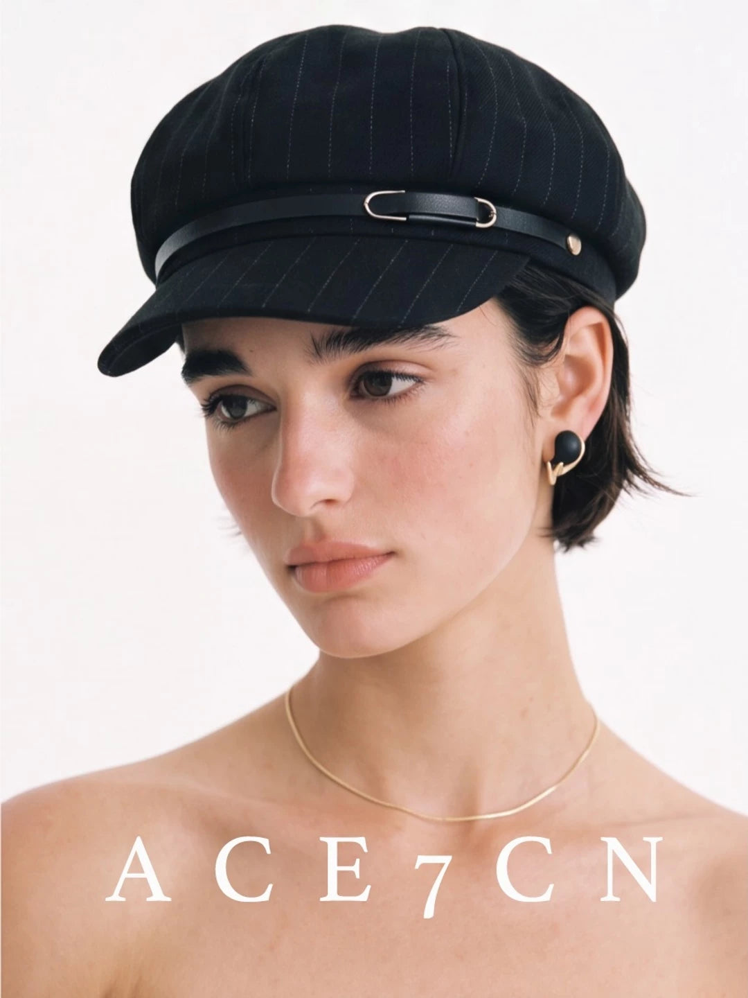 British Chic Striped Newsboy Cap New Newsboy