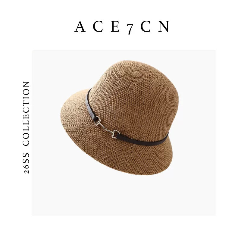 British Vintage Bucket Hat Outdoor Breathable Bucket
