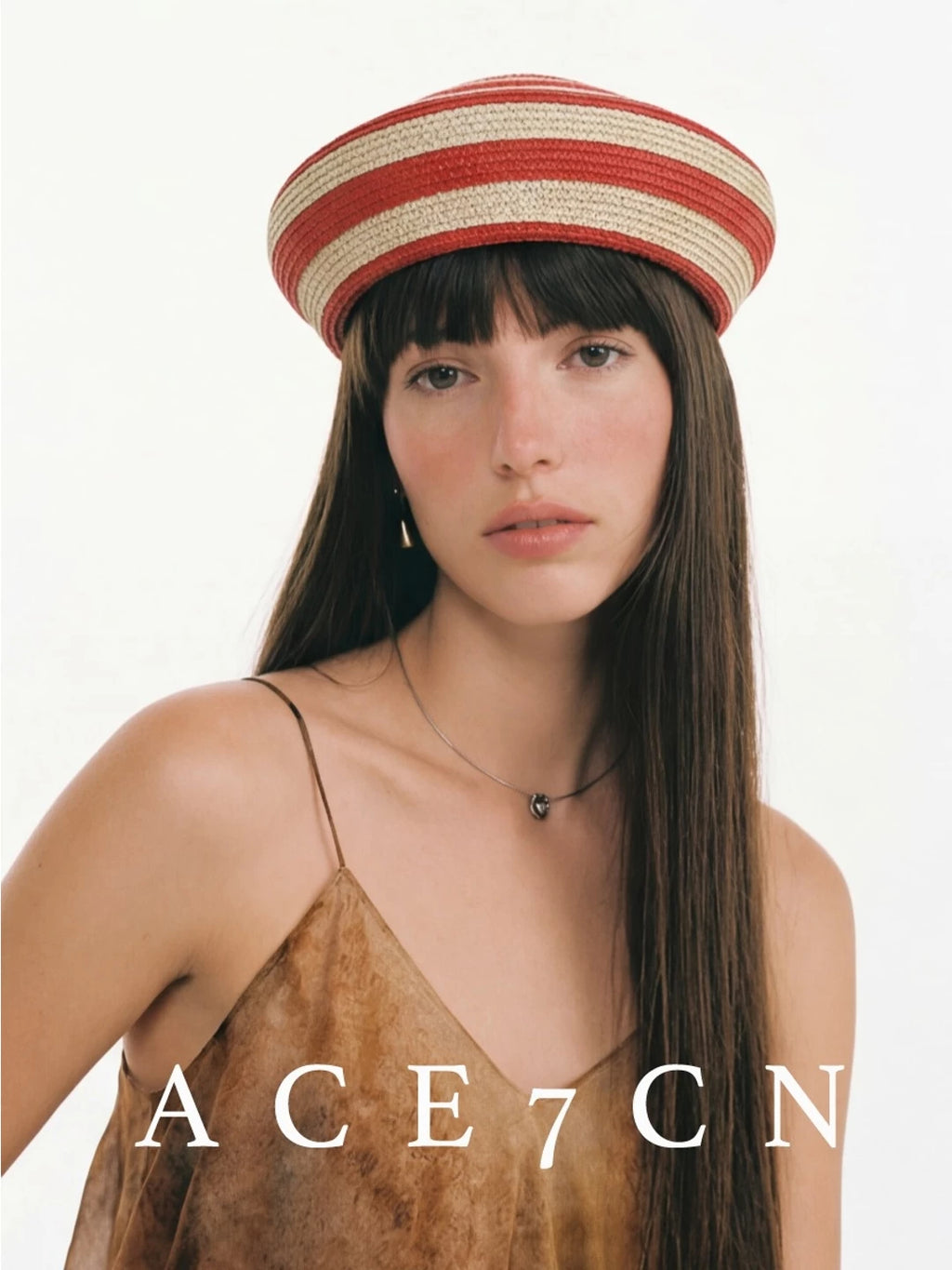 Nordic Niche Striped Pillbox Hat pillbox Round