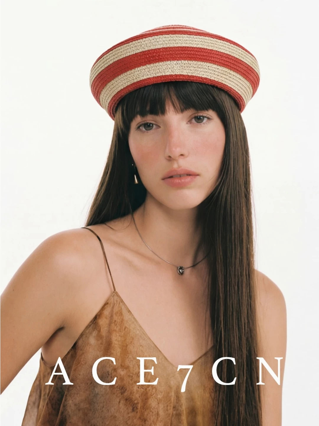 Nordic Niche Striped Pillbox Hat pillbox Round