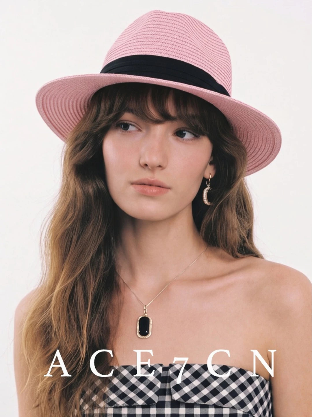 Spanish Niche Wide-Brim Straw Hat Straw Hat