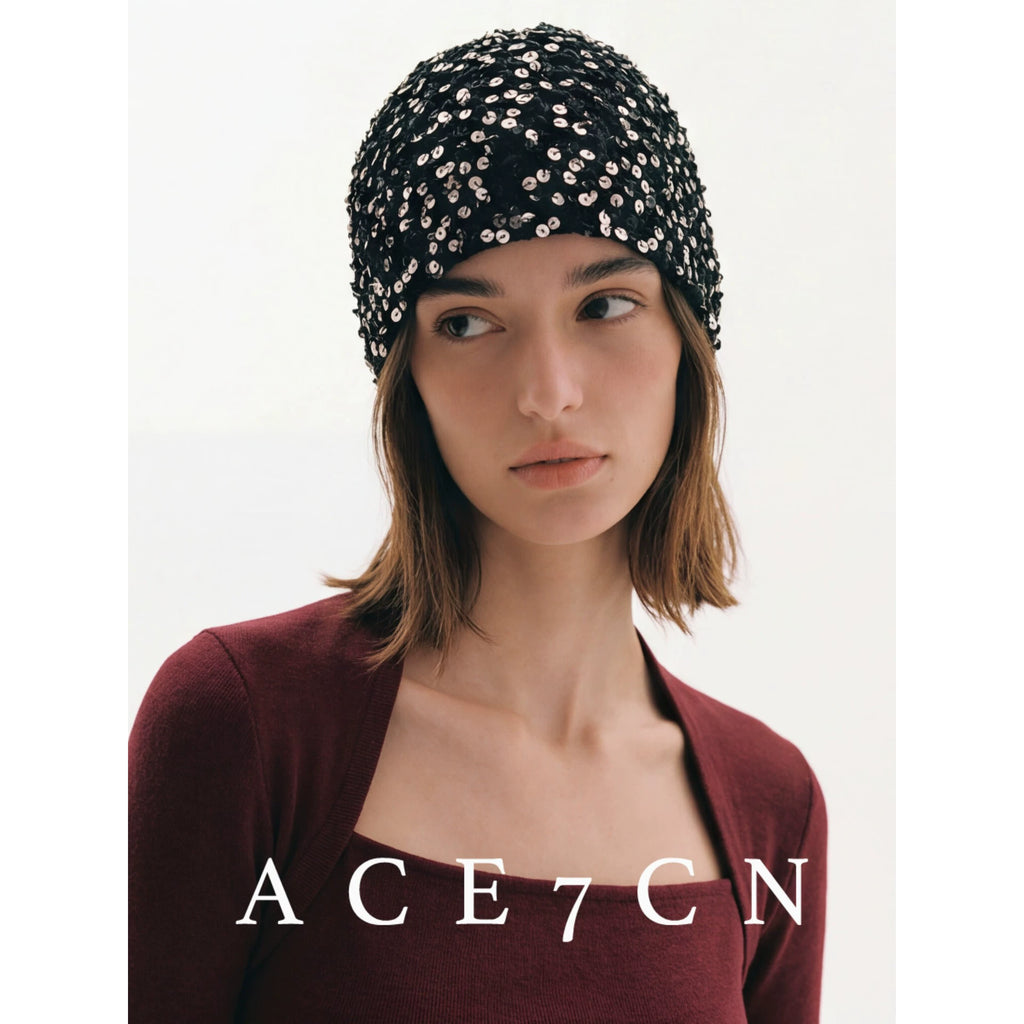 Danish Old-Money Vintage Hand-Crochet Openwork Hat Headwrap