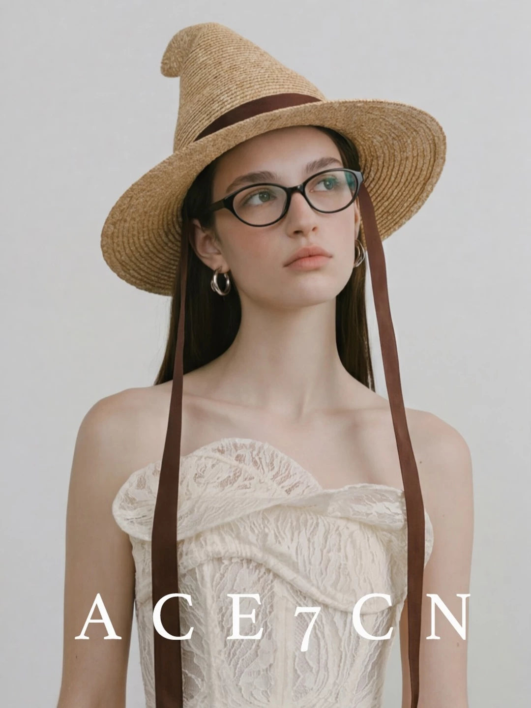 Natural Wheat-Straw Handmade Witch Hat Niche Refined