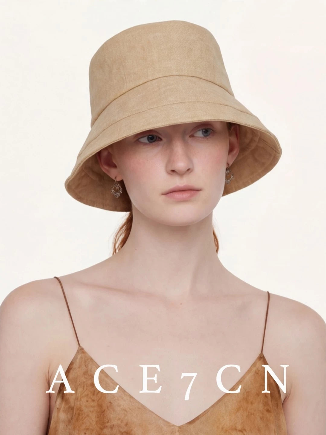 Old-Money Vintage Premium Linen Bucket Hat Wide-Brim
