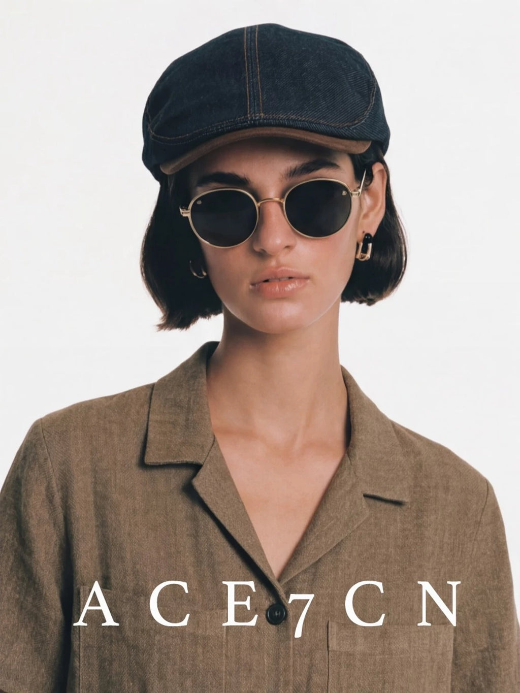 British Old-Money Denim Flat Cap Urban Vintage