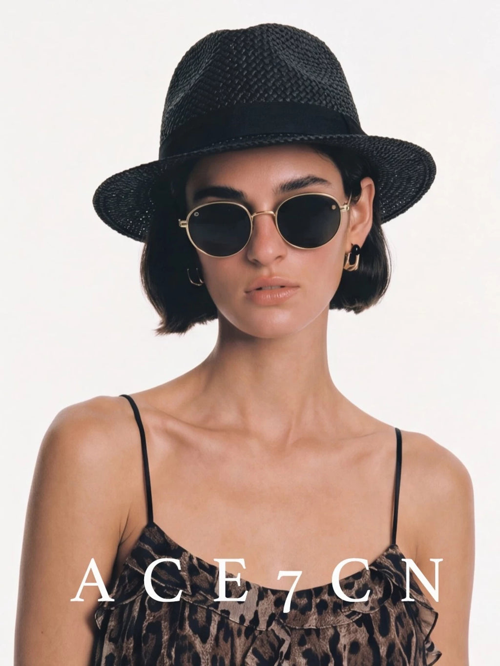 British Old-Money Premium Paper-Straw Fedora Short-Brim Straw