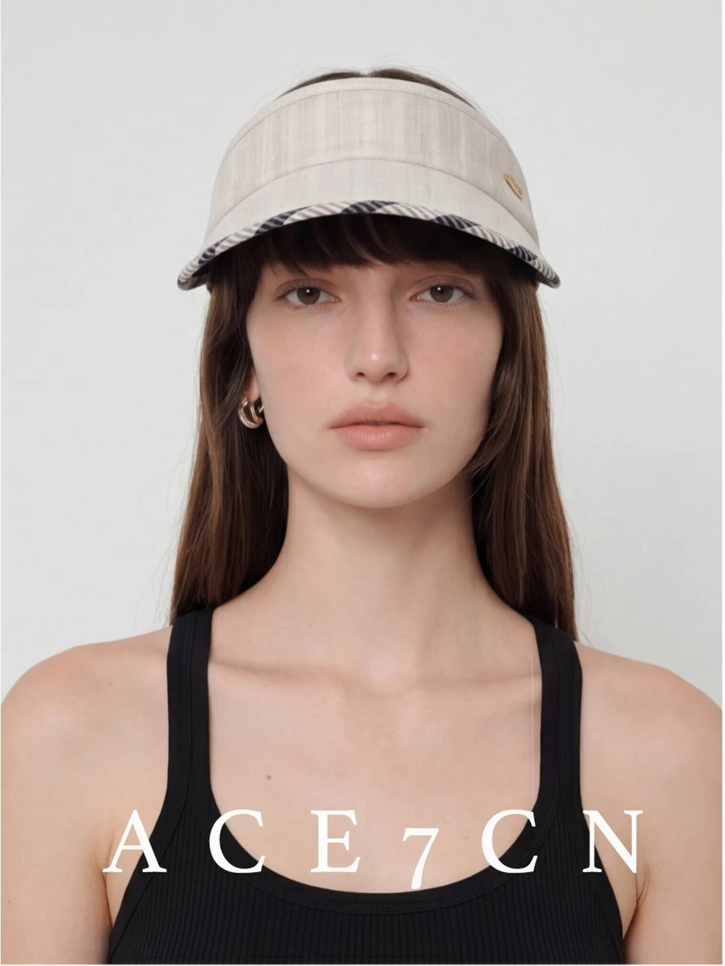 Athleisure Nautical Designer Striped Visor Breathable Outdoor