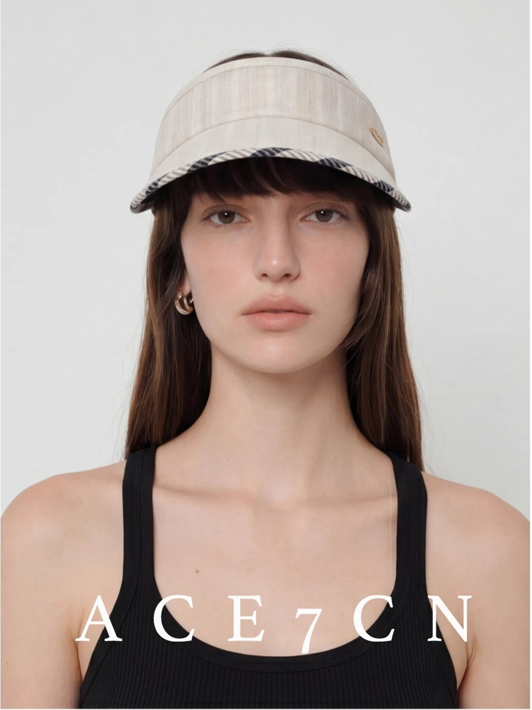 Athleisure Nautical Designer Striped Visor Breathable Outdoor