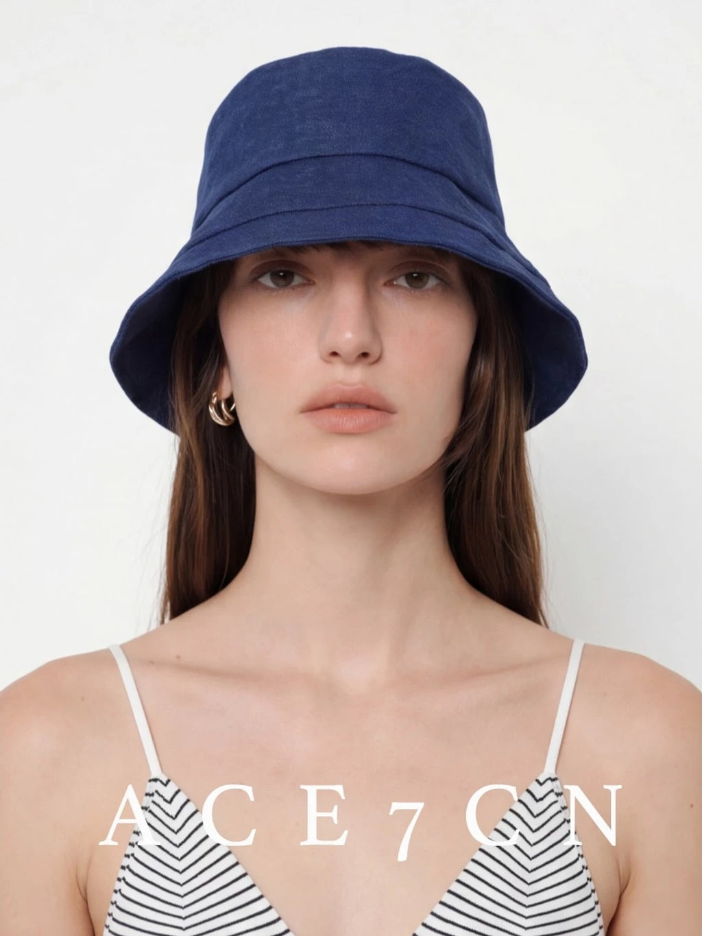 Old-Money Vintage Premium Linen Bucket Hat Wide-Brim