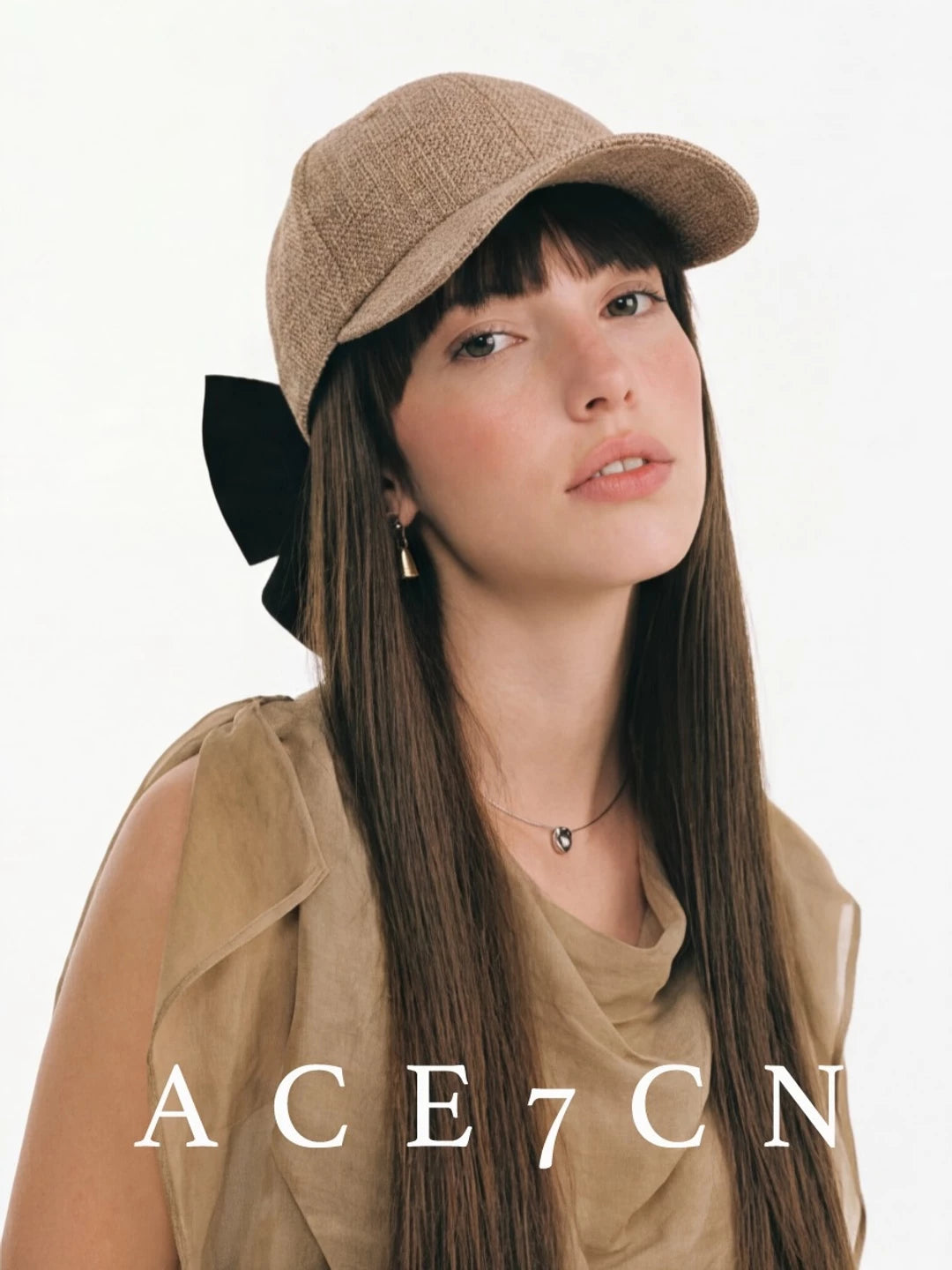 Korean Designer Equestrian Hat Bow Styling Baseball