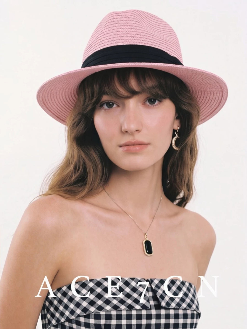 Spanish Niche Wide-Brim Straw Hat Straw Hat
