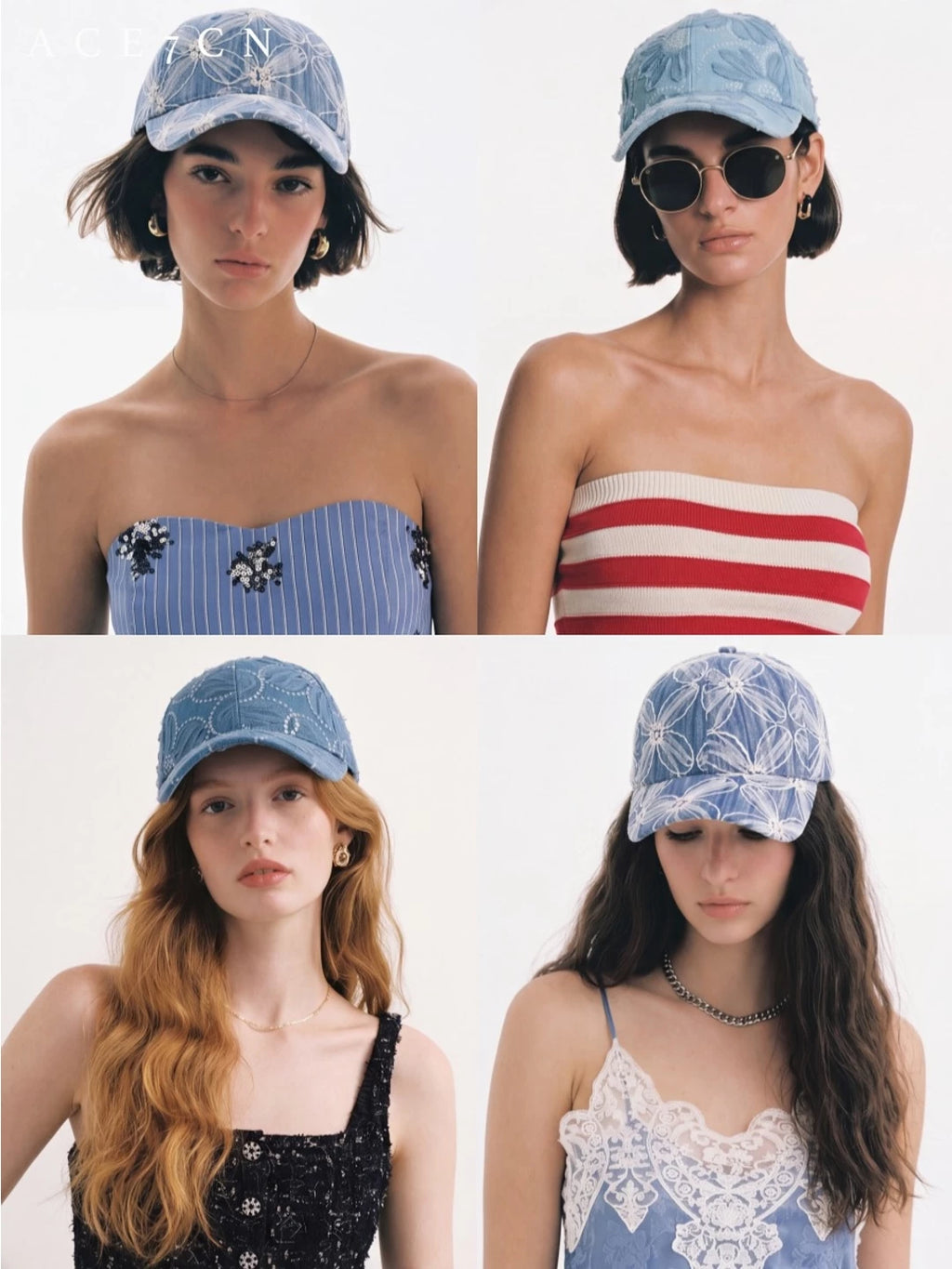 Nordic Niche Lace Baseball Cap Refined Cap