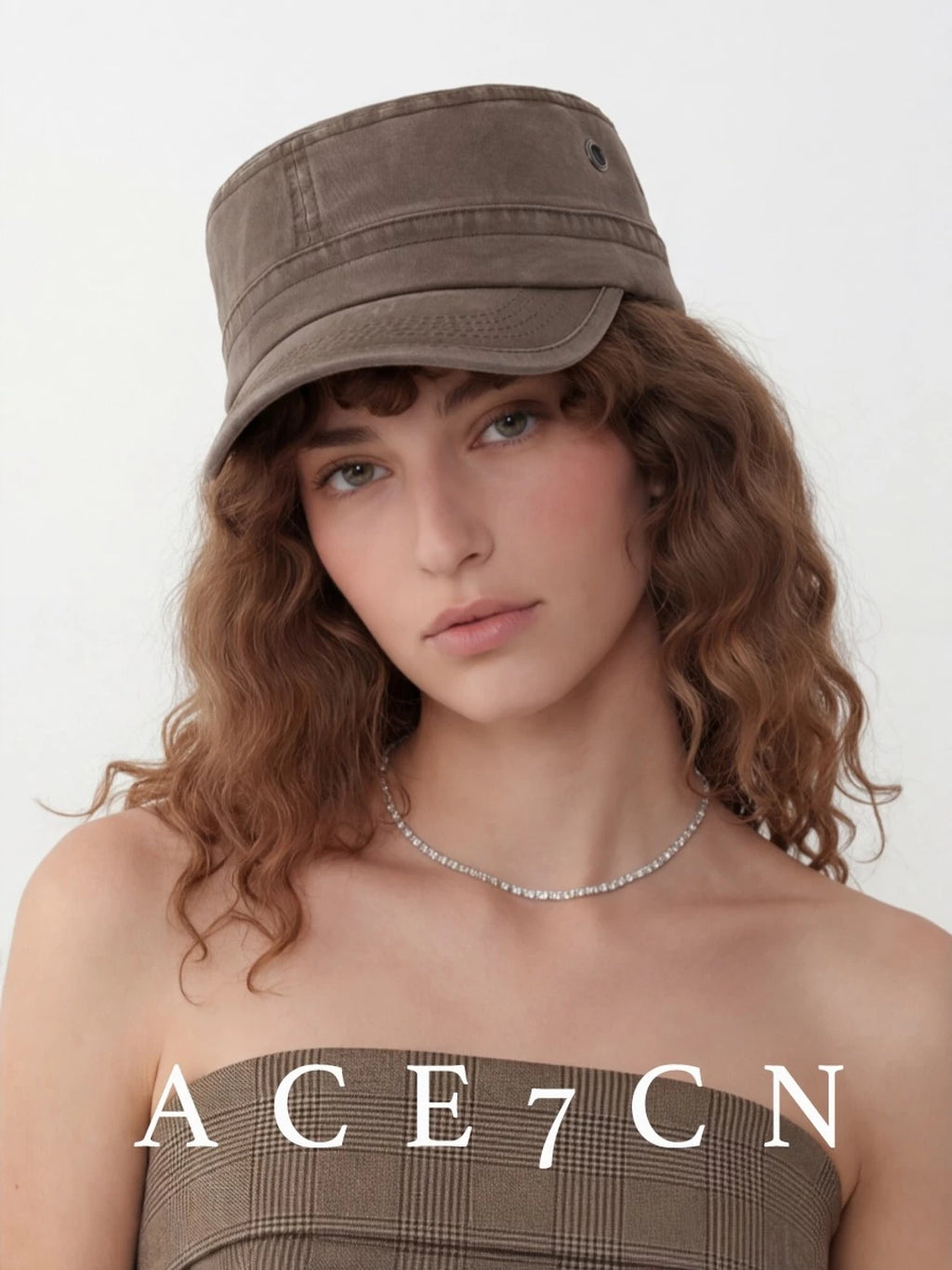 Urban Chic Denim Riding Hat Distressed Denim
