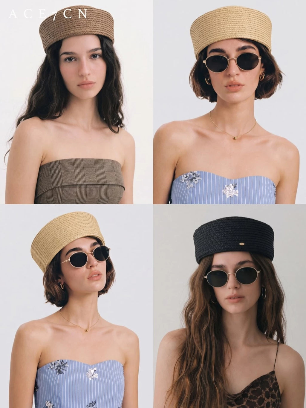 100 Raffia British Vintage Chic Pillbox Hat