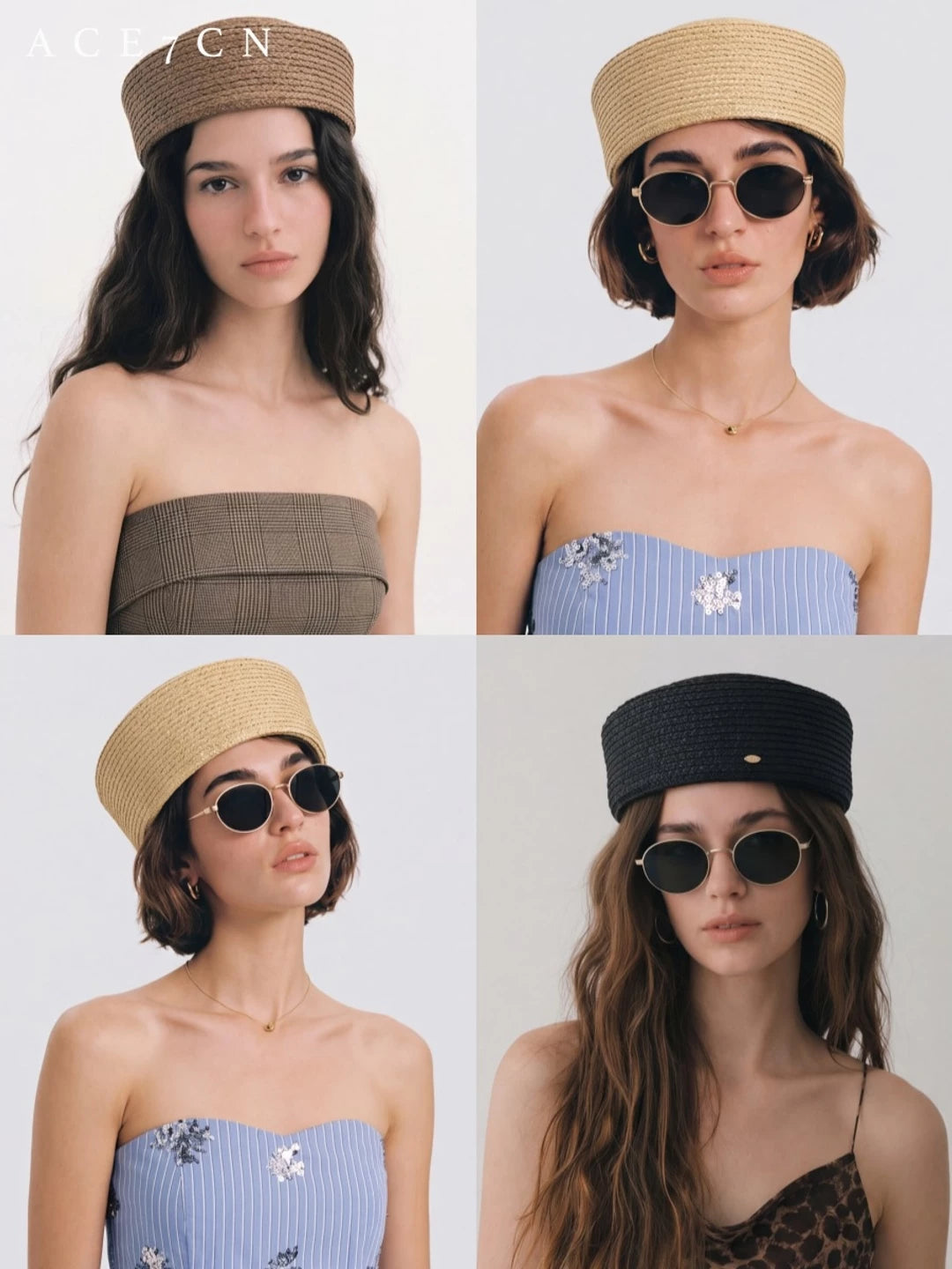100 Raffia British Vintage Chic Pillbox Hat