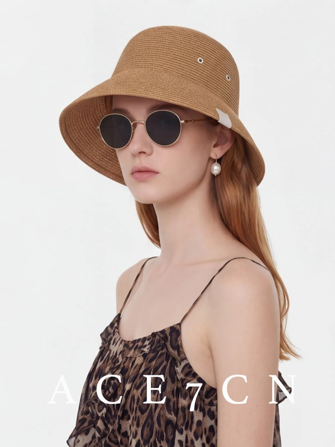 California Resort Foldable Sun Hat Summer Sun-Protection