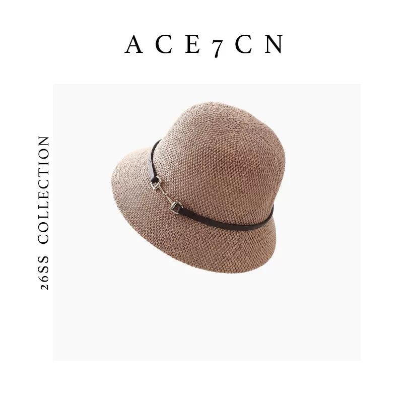 British Vintage Bucket Hat Outdoor Breathable Bucket