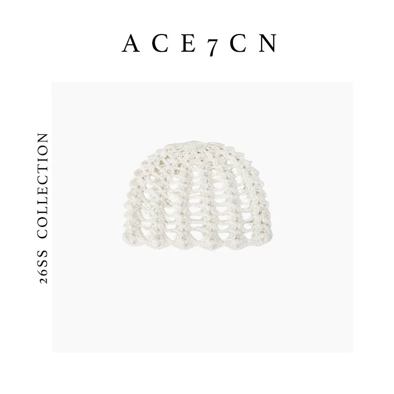 Vintage Elegant Openwork Woven Hat Chic Vintage