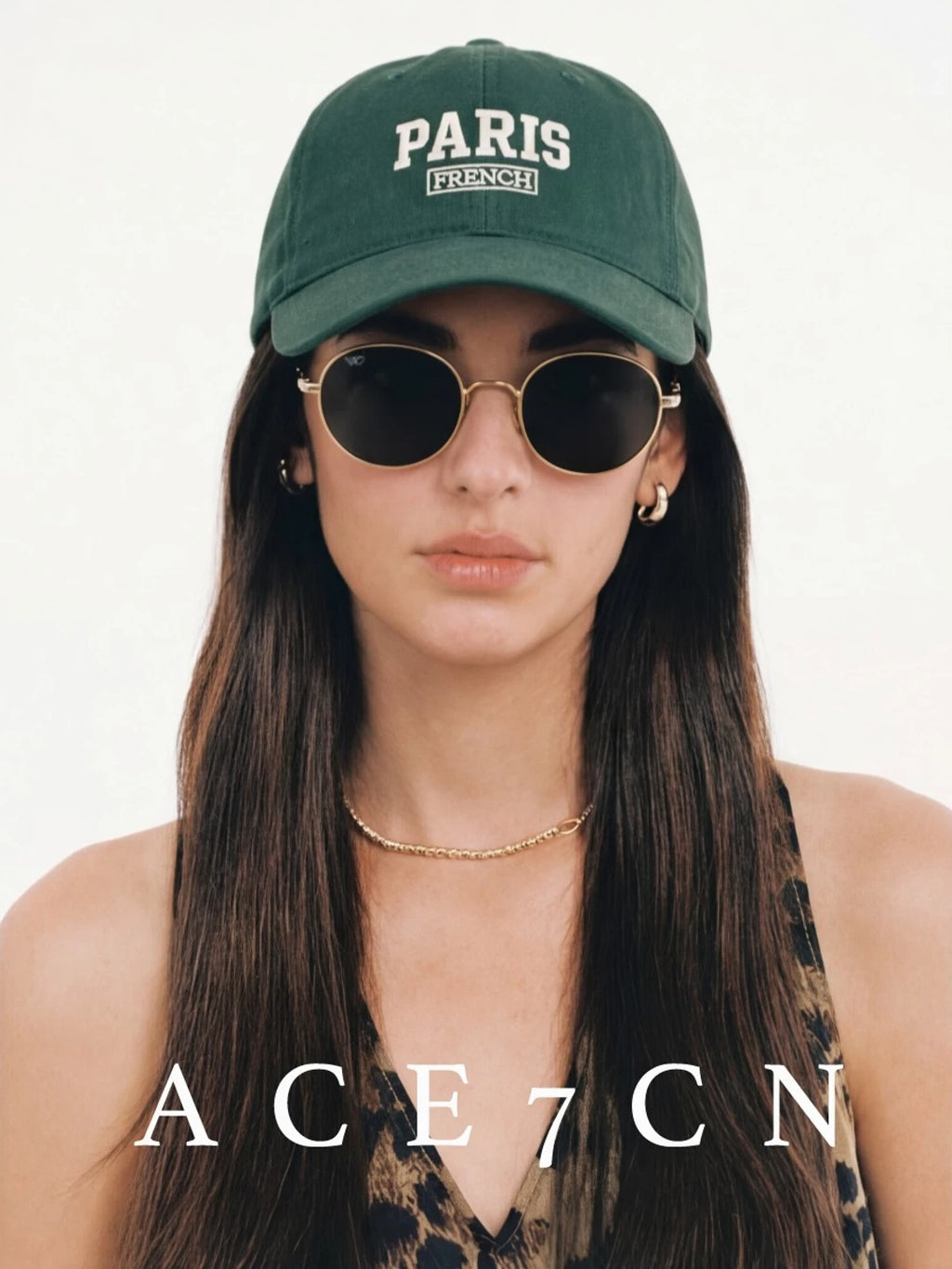 American Vintage Classic Embroidered Baseball Cap Paris