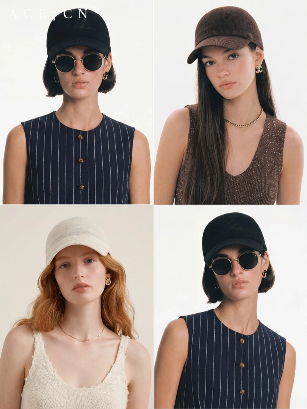 Urban Minimalist Equestrian Hat Breathable Knit Riding