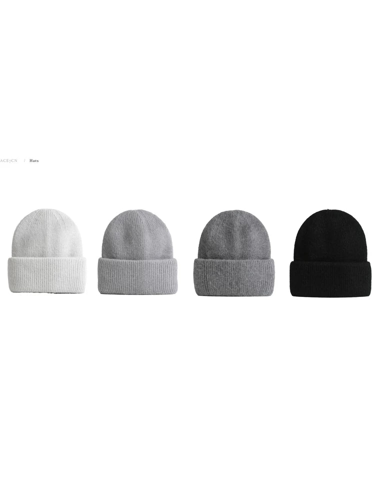 Nordic Knit Beanie Women Warm Ear-Flap Knit