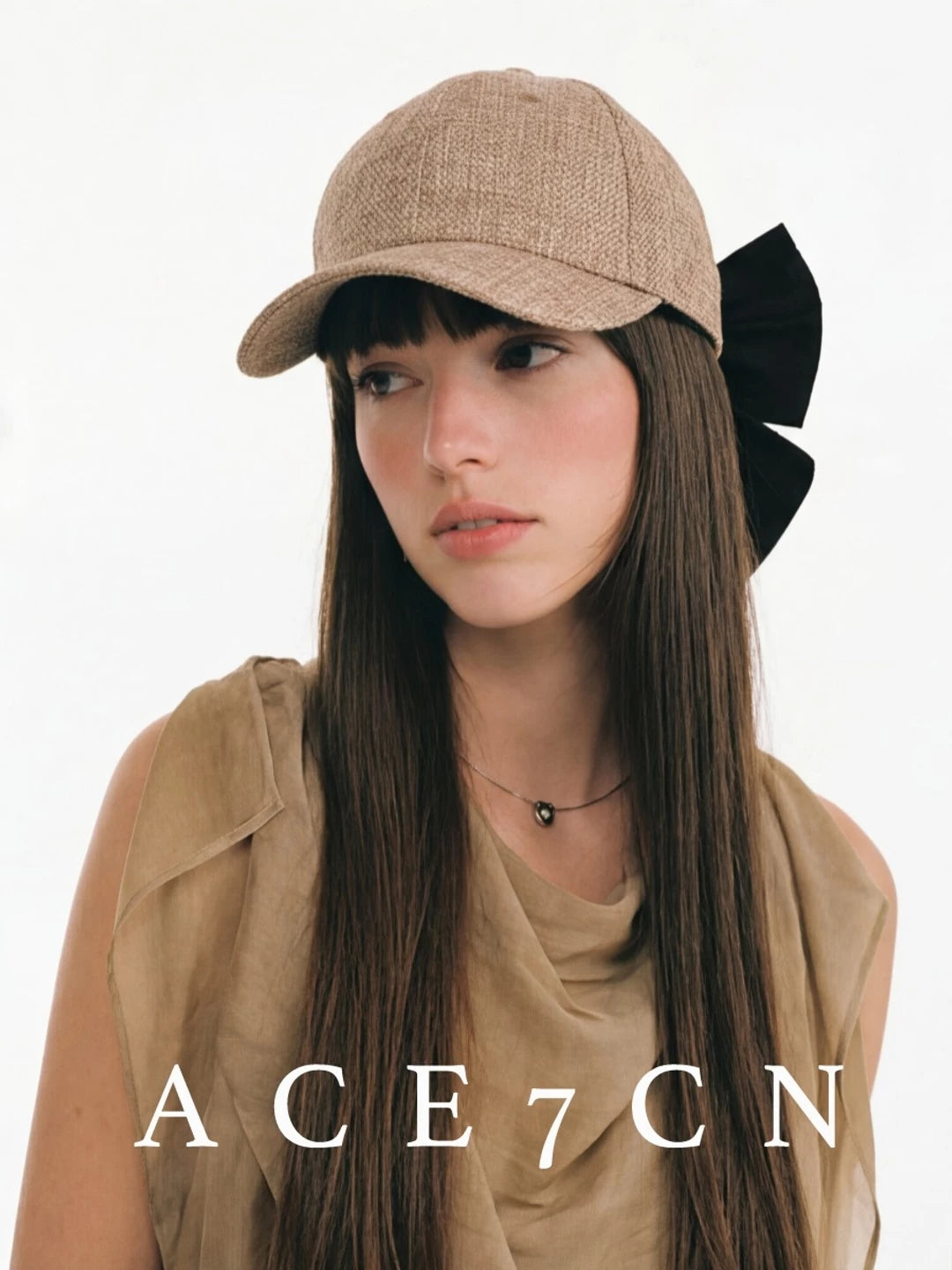 Korean Designer Equestrian Hat Bow Styling Baseball