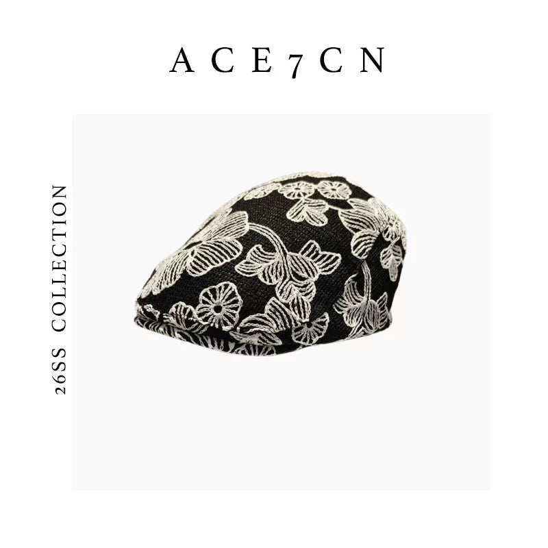 British Vintage Flat Cap Elegant Cap Large-Fit