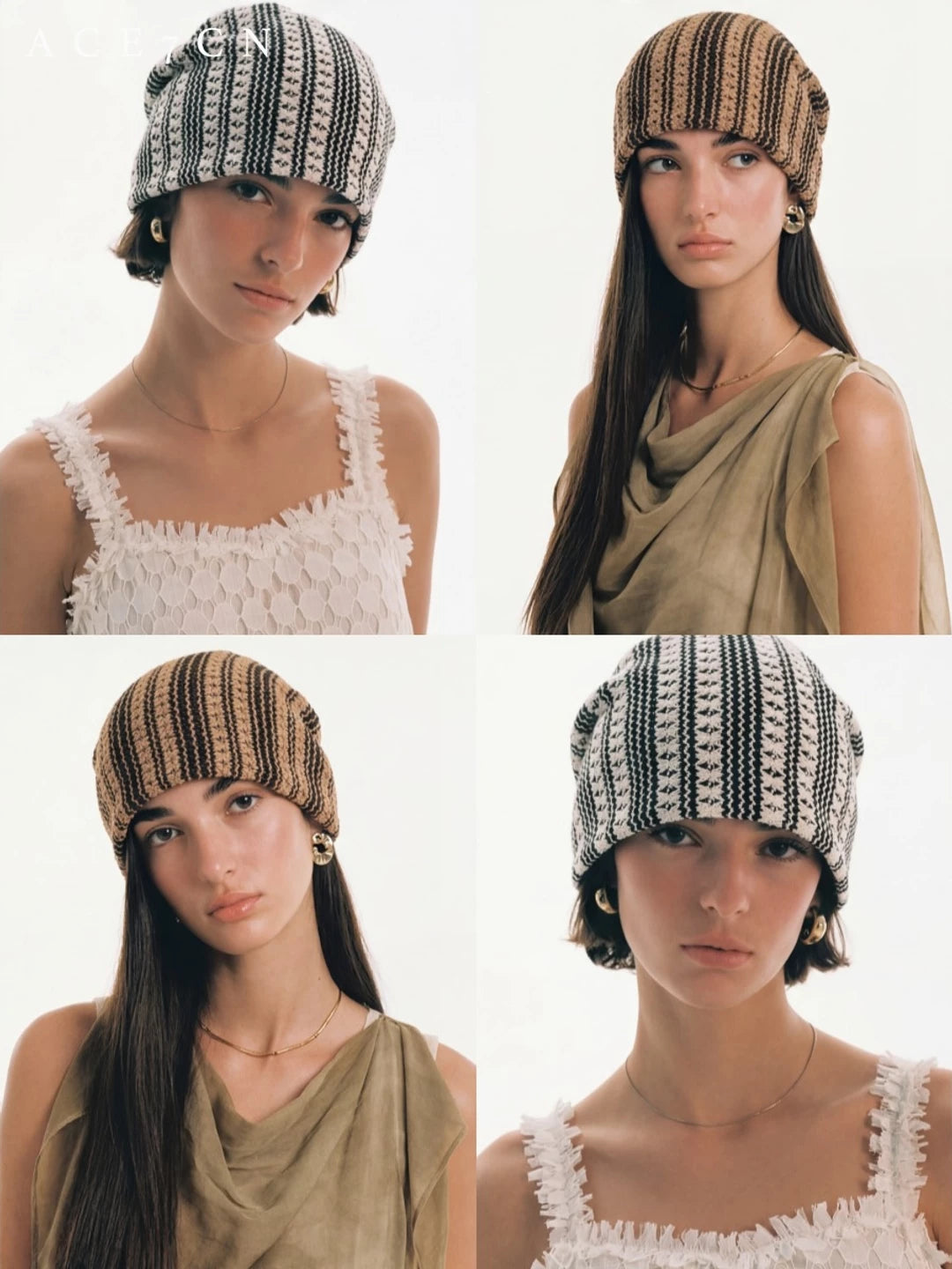 Vintage Niche Vintage Slouch Beanie Pullover Beanie
