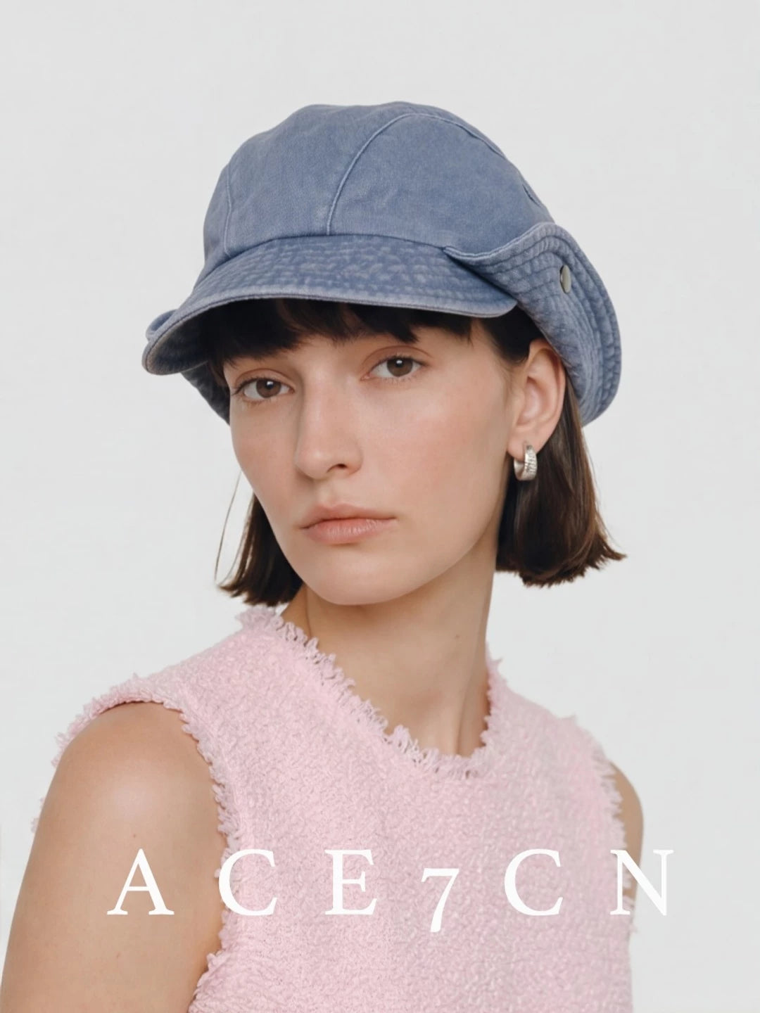 Urban Casual Roll-Brim Hat Chic Styling Riding