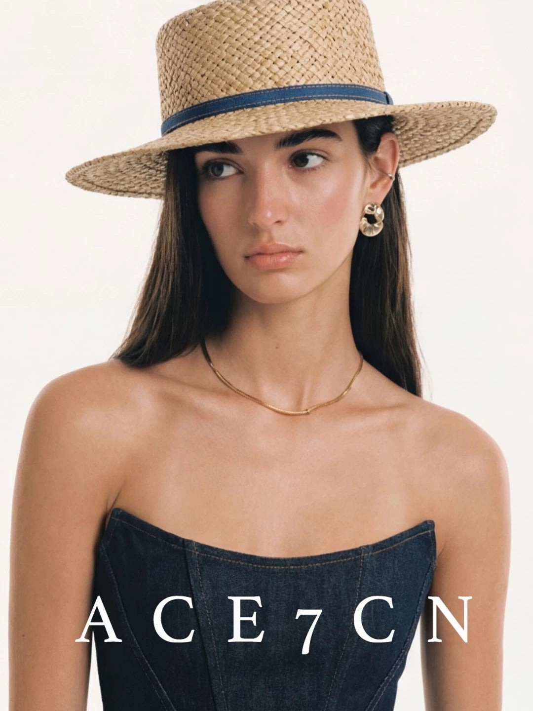 British Vintage Natural Seagrass Dress Hat South