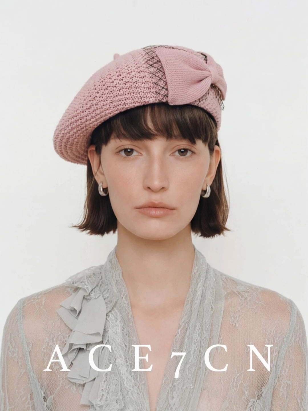 Designer Beret Bow Painter Beret Travel-Look Women