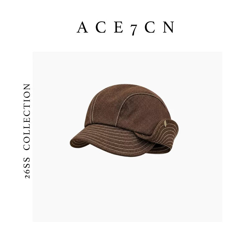 Urban Chic Denim Riding Hat Roll-Brim Bucket